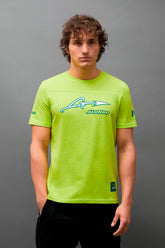Aston Martin F1 Team x Kimoa Heat Sealed Band Tee Lime